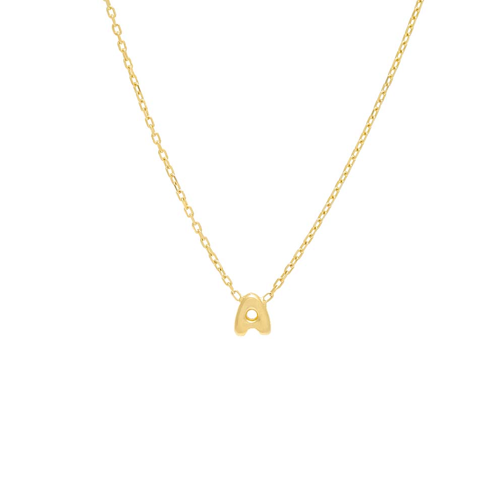 Bubble Initial Necklace – IsabelleGraceJewelry